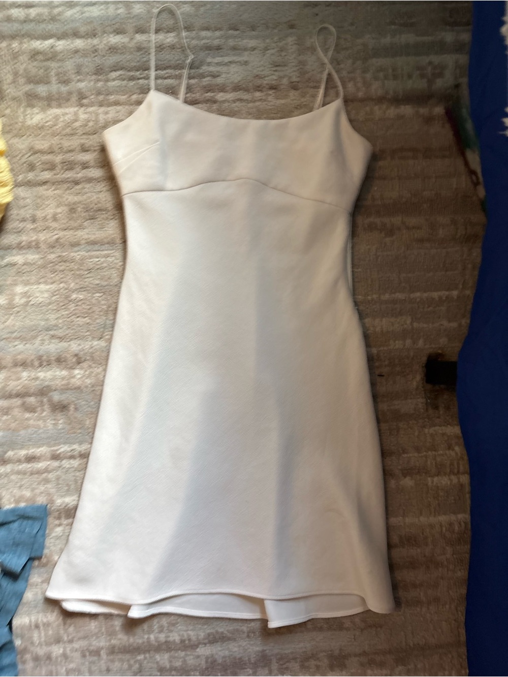 Wilfred White Spaghetti-Strap Mini Dress
